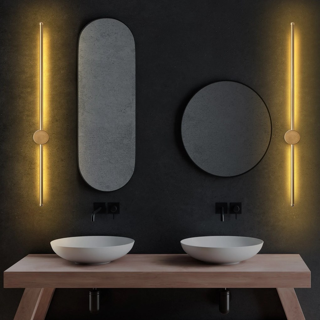 Nástěnné LED svítidlo Sword II zlaté