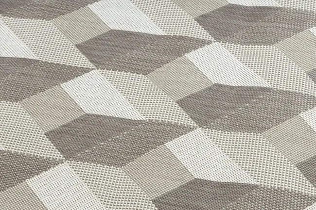 Koberec Floorlux sizal flat 48624/686 3D kocky