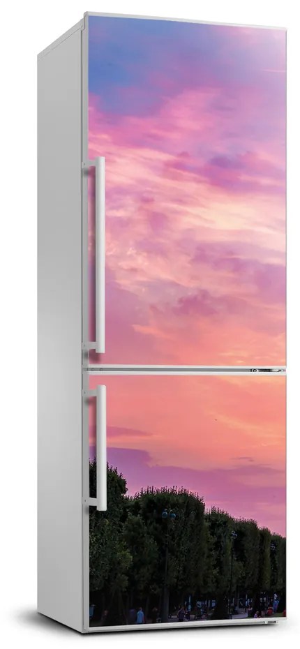 Samolepiace nálepka na chladničku Eiffelova veža FridgeStick-70x190-f-74472926