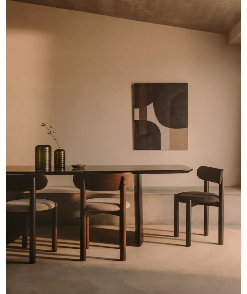 Jedálenský stôl v dekore orecha 100x200 cm Litto – Kave Home