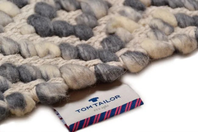 Koberec TOM TAILOR SMOOTH COMFORT DIAMOND sivý