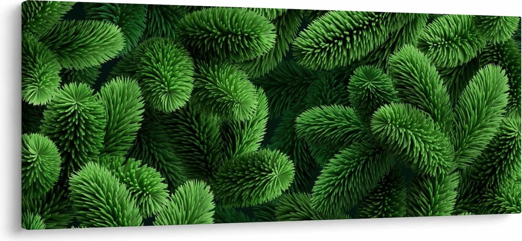 Obraz - Vetvičky ihličnanu (120x50 cm)