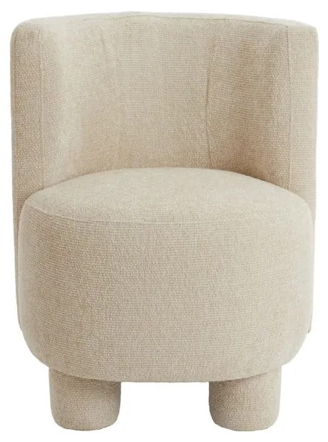 Krémové kreslo Kamova – Light &amp; Living