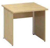 Kancelársky stôl Alfa 100, 80 x 80 x 73,5 cm, rovné vyhotovenie, dezén divá hruška