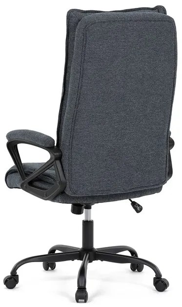 Autronic BONTEC Kancelárske kreslo, hojdací mechanizmus, čierna látka, KA-Y348 BK2 Farba: Šedá