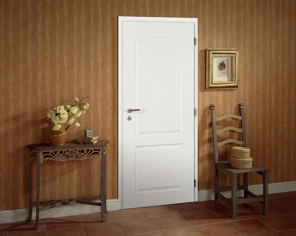 Doornite Claudius Interiérové dvere 80 L, 820 × 1970 mm, lakované, ľavé, biele, plné