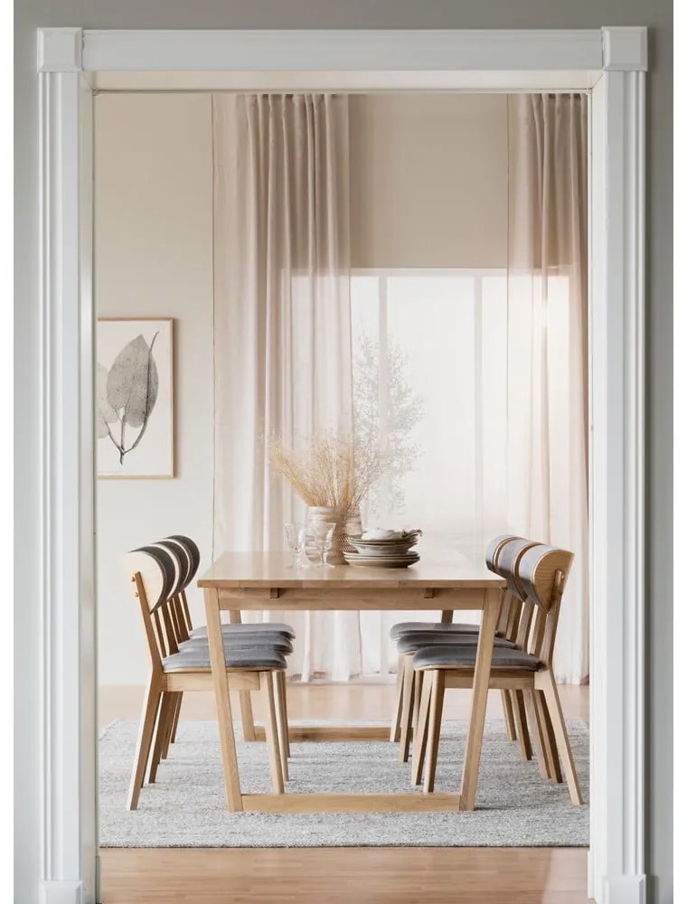 Sivé jedálenské stoličky v súprave 2 ks Kato - Rowico