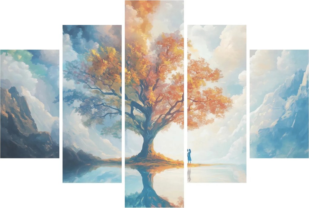 Obraz – Strom života a lásky (150x105 cm)