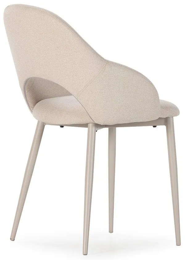 Béžové čalúnené jedálenské stoličky v súprave 2 ks Lia – Marckeric