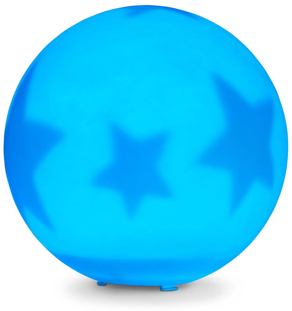 Solárna svetelná guľa s hviezdami a LED meniacimi farbu, veľká