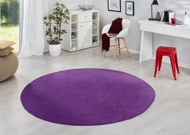 Koberec Hanse Home Fancy fialový kruh