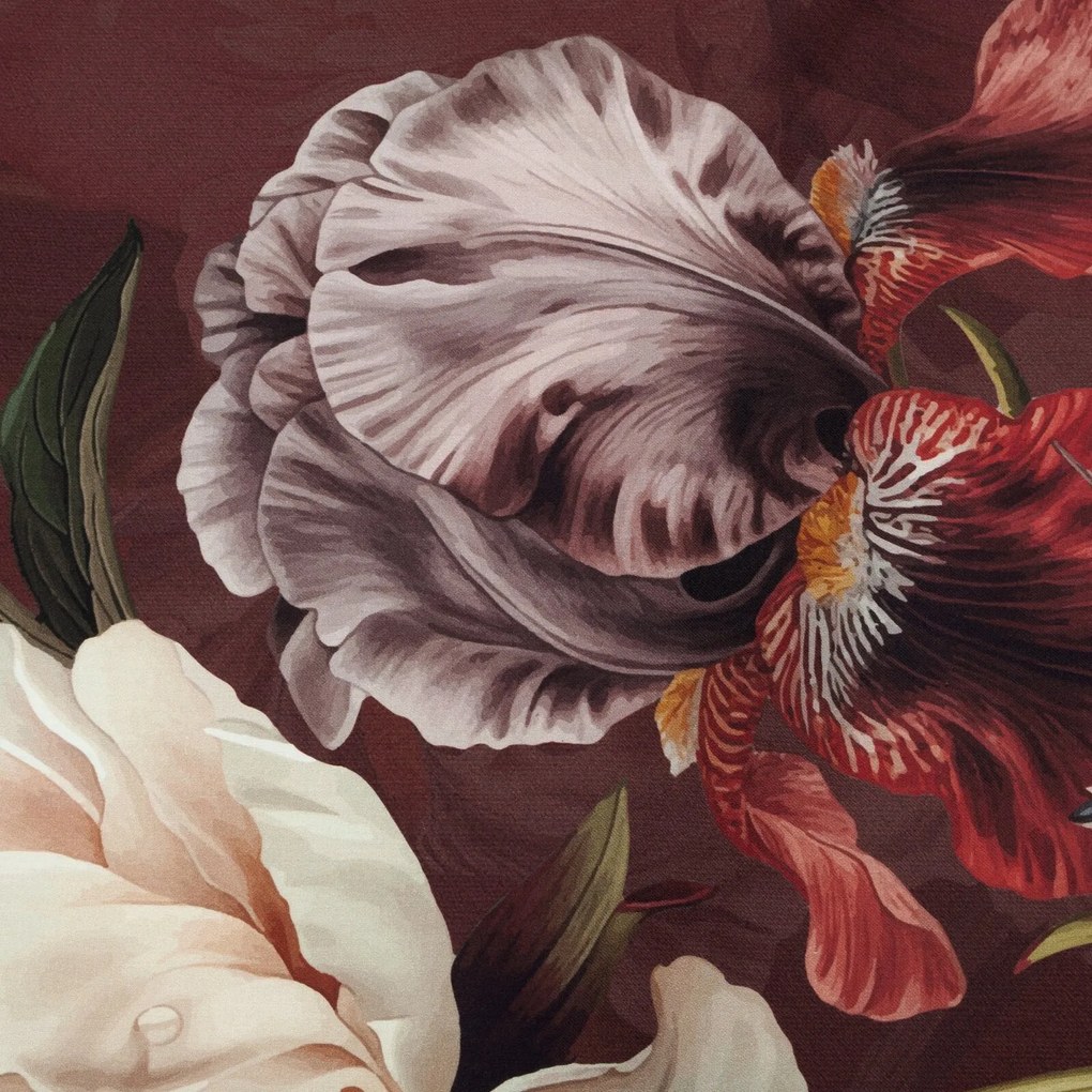 MAKOSATÉNOVÉ OBLIEČKY REINA47 200X220 CM, 2 KS 70X80 CM KVETY