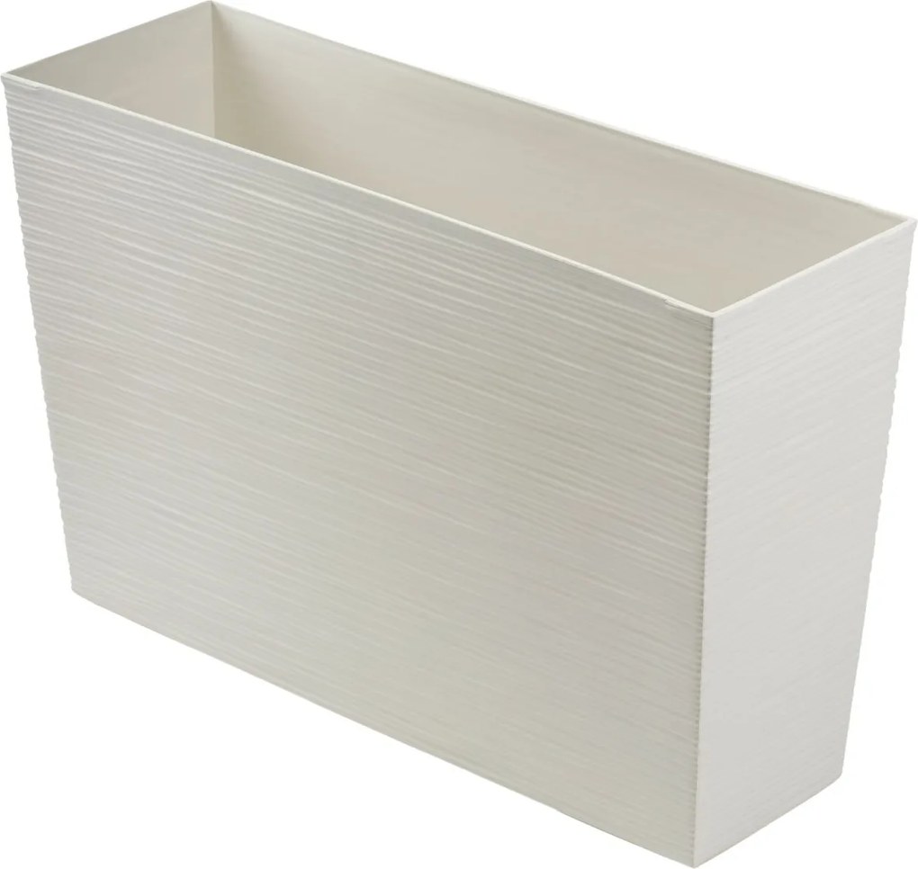 PLASTOVÝ KVETINÁČ BLOOM RIFLO 36X56X20 CM KRÉMOVÁ