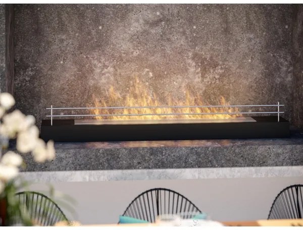 InFire - BIO krb 8x120 cm 3kW čierna