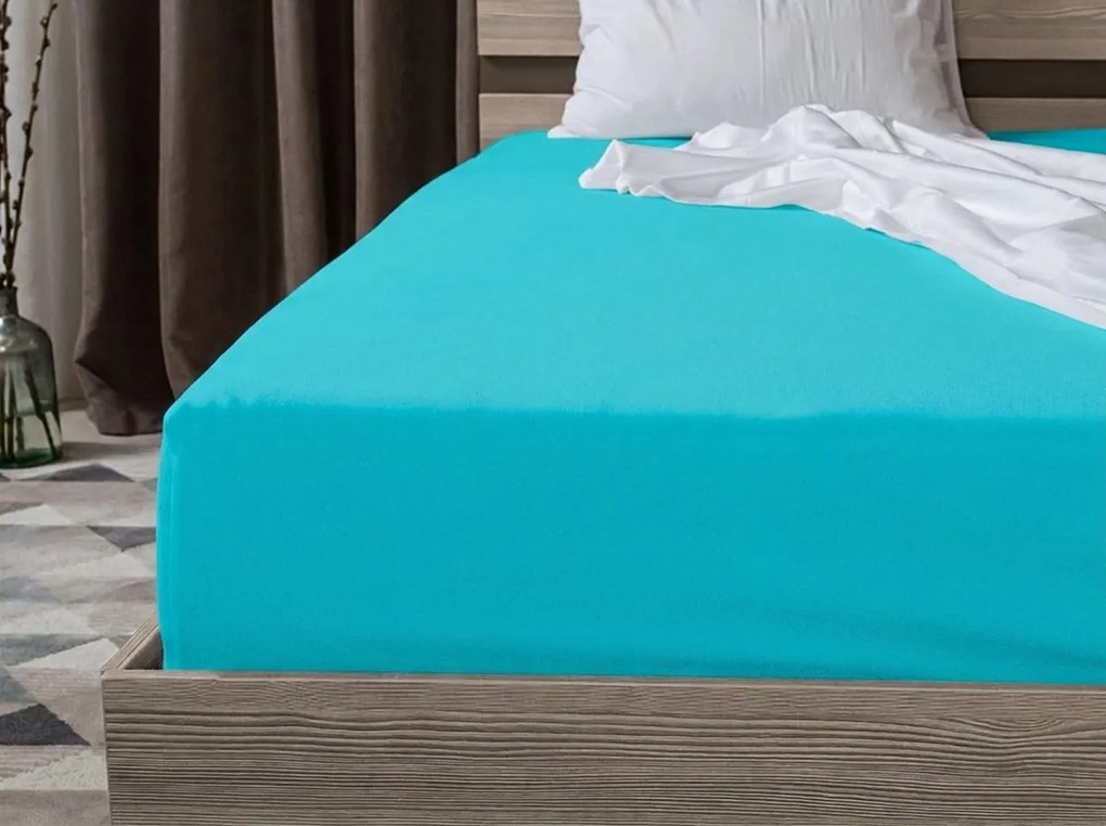 Jersey plachta HIGHFIT tyrkysová 90 x 200 cm