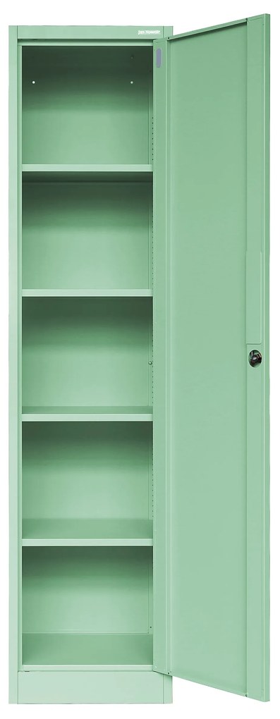 Vysoká kancelárska skriňa ALEX, 450 x 850 x 400 mm, Fresh Style: pastelovo zelená