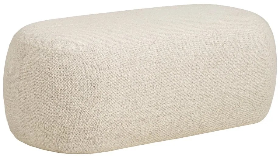 Béžová lavica z textílie buklé Blossomville – House Nordic