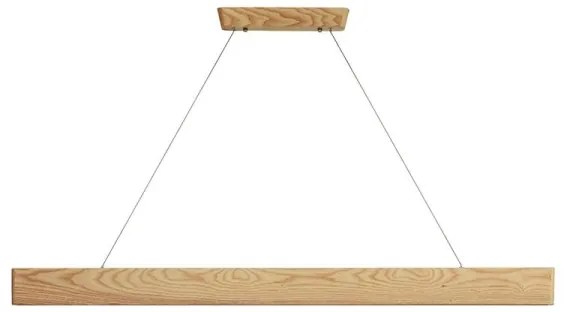 LED Luster na lanku LED/22W/230V 4000K 120 cm jaseň/masív