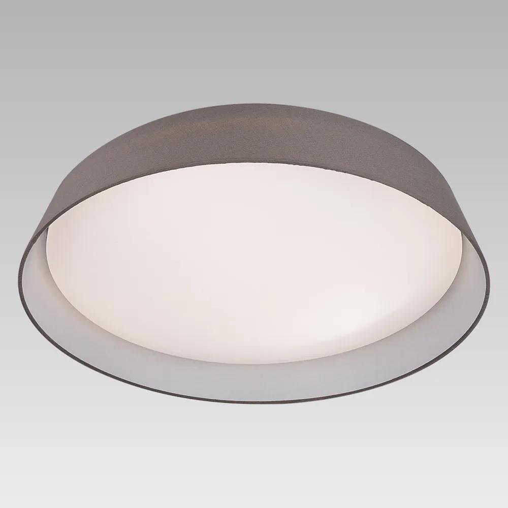 PREZENT LED prisadená stropnica VASCO, 32W, denná biela, 52,5 cm, okrúhle, šedé