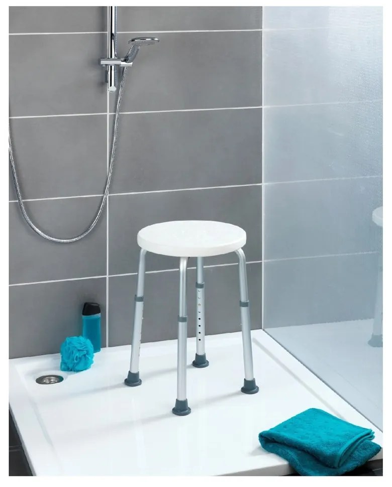 Stolička do vane či sprchy Wenko Bath/Shower Stool, 45 × 45 cm