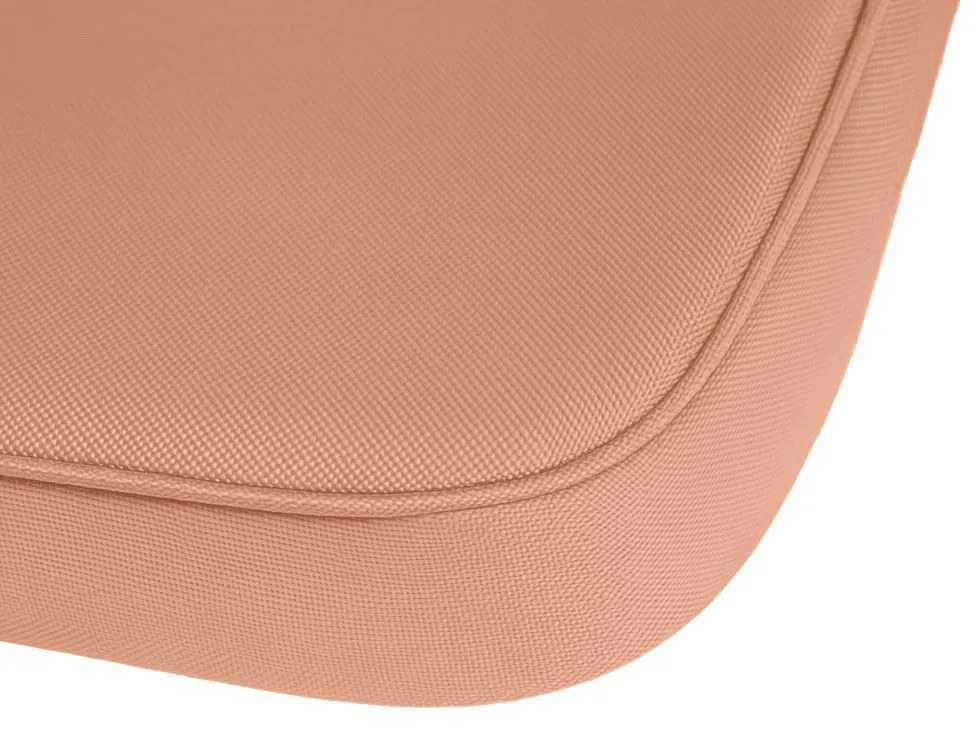 Vonkajší podsedák na stoličku VIREON 44x45 cm, hnedo-oranžový