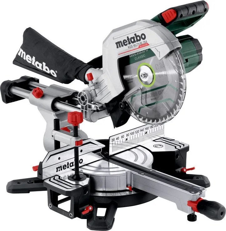 Metabo KGS 18 LTX BL 254 Akumulátorová Skracovacia píla s funkciou ťahu 614254850metabo.pl