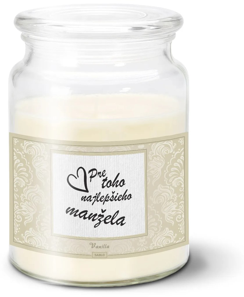 Sablio Sviečka Pre toho najlepšieho manžela - 500 g