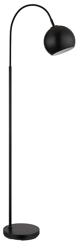 Globo 24779B - Stojacia lampa BENNO 1xE27/60W/230V čierna