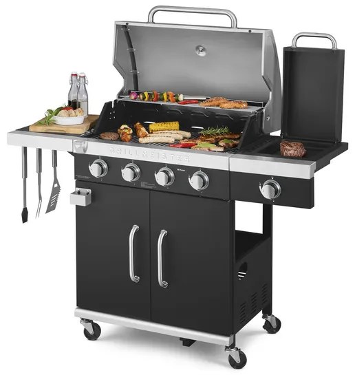 GRILLMEISTER Plynový gril so 4 varnými zónami (100361555)