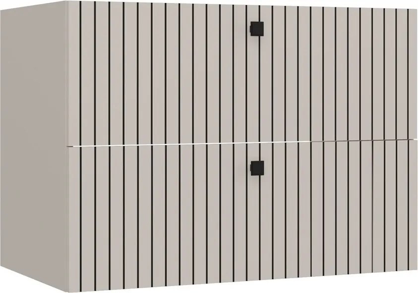 Závěsná skříňka pod umyvadlo Tigo 2S 80 cm kašmír