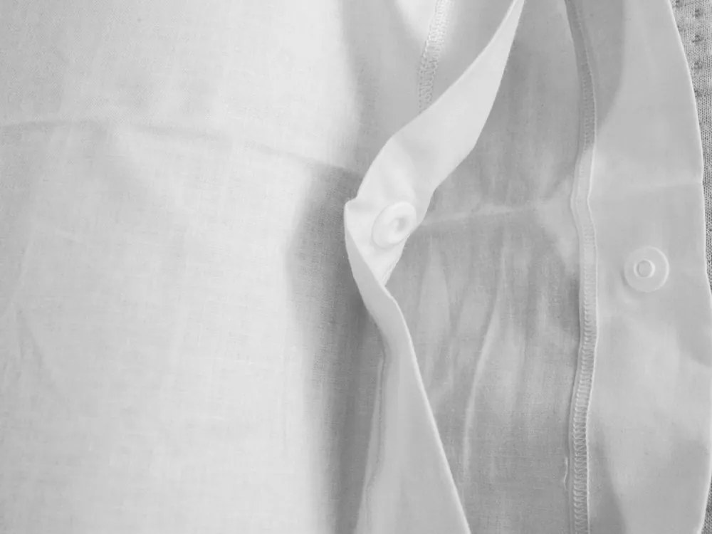 Gipetex Natural Dream Obliečka na vankúš talianskej výroby 100% bavlna - 2 ks biela - 2 ks 70x90 cm