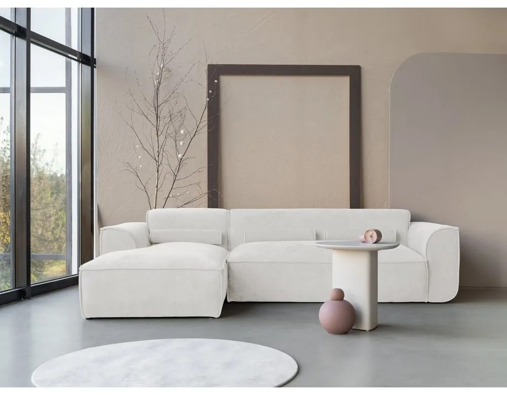 Biela rohová pohovka (ľavý roh) Flex Felix – Miuform