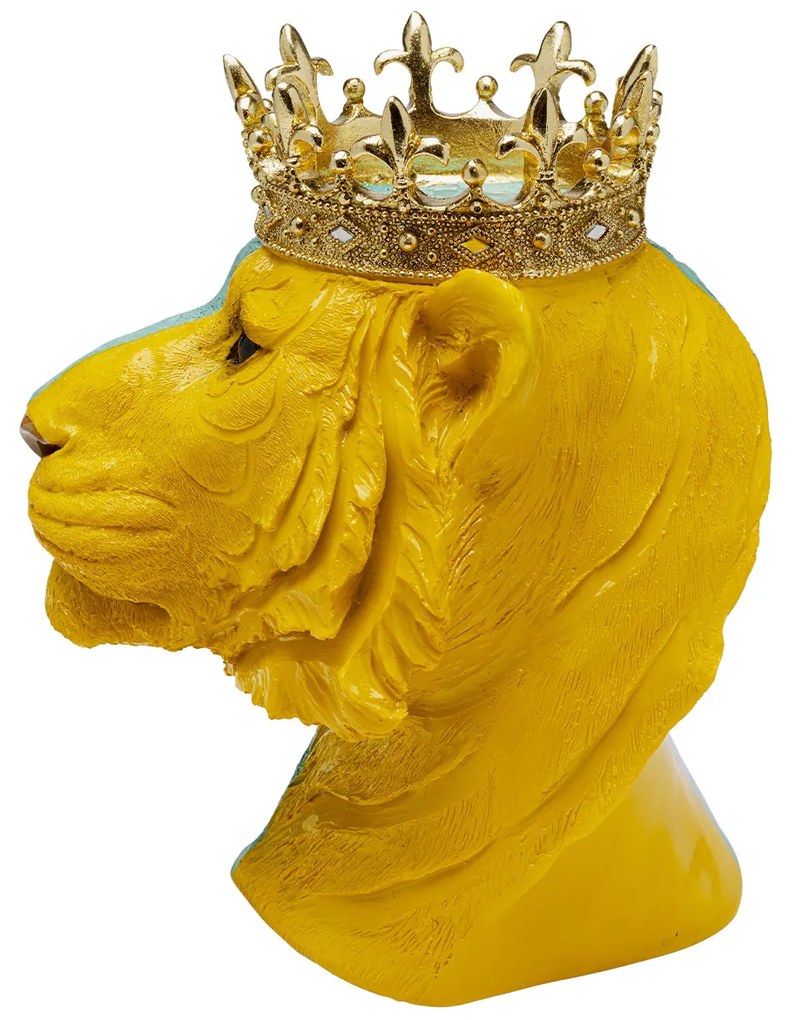 Crowned Tiger dekorácia viacfarebná