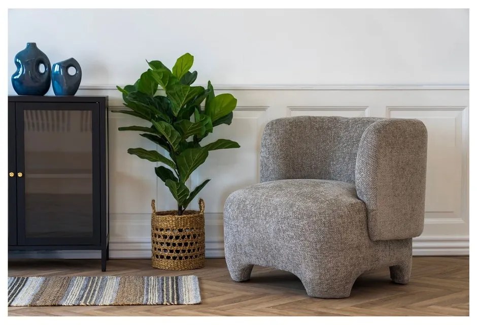 Hnedé kreslo Nazare – House Nordic