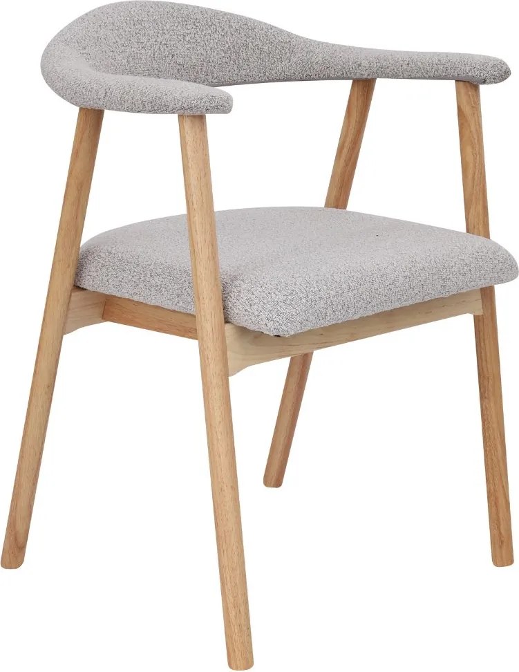 Stolička Notte Light, béžové bouclé