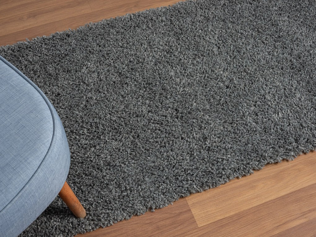 Behúň My Shaggy grau, 80x300, šedá, chodba / predsieň, My Flair