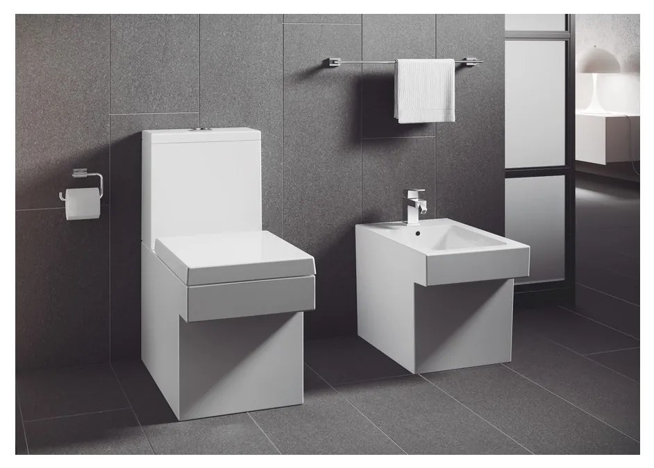 GROHE Cube Ceramic - Stojaca misa pre kombi WC, alpská biela 3948400H