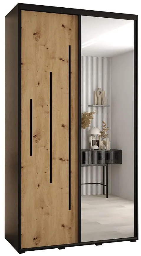 Skriňa 45 Canaris 13 130 čierna/artisan/čierna