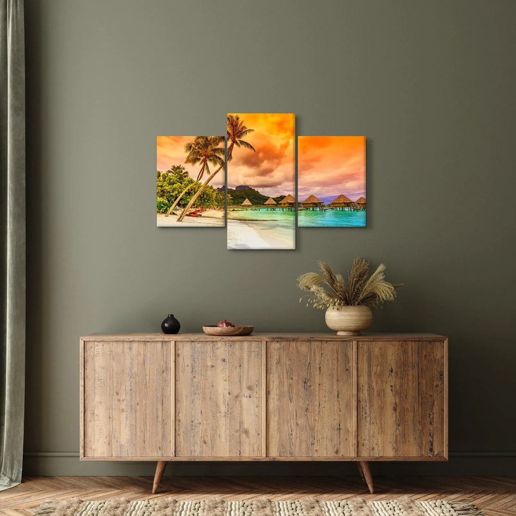 Obraz - Ostrov Bora Bora (90x60 cm)