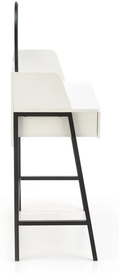 Toaletný stolík AGNES 120 cm biely-čierny
