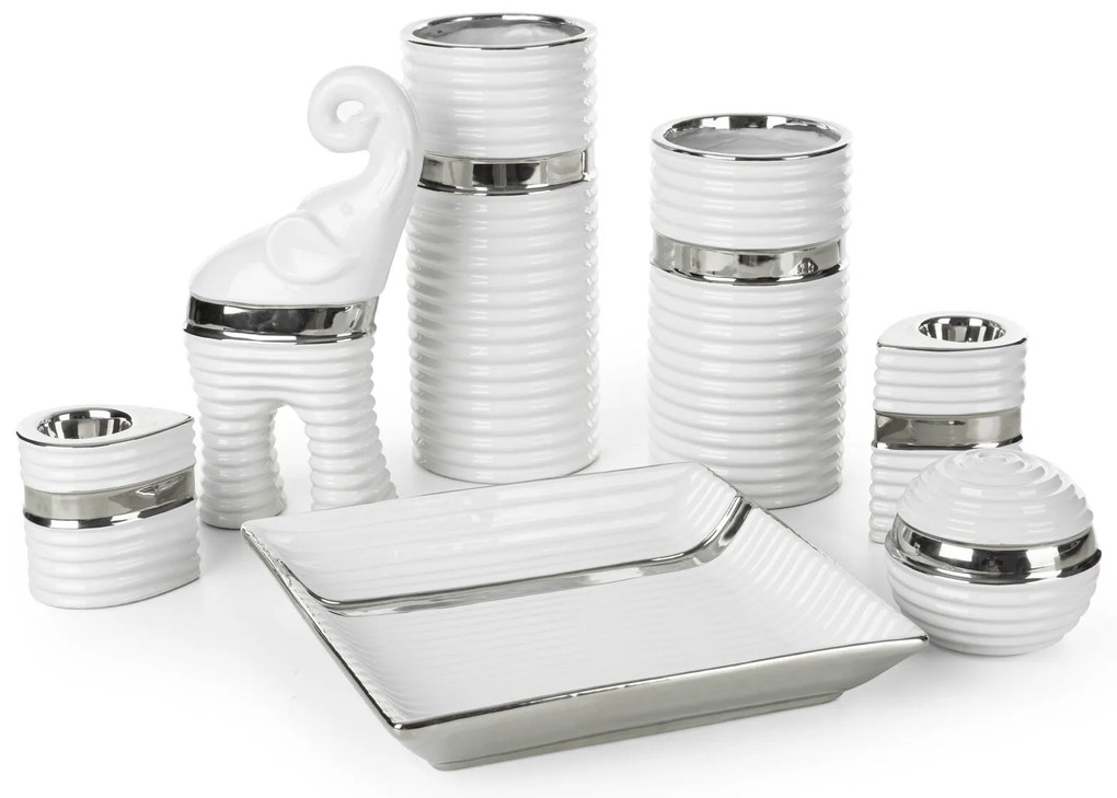 DEKORAČNÁ GUĽA ZELDA (01) (FI) 10X10 CM BIELA