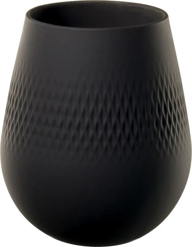 Malá váza Carre 14 cm Collier noir