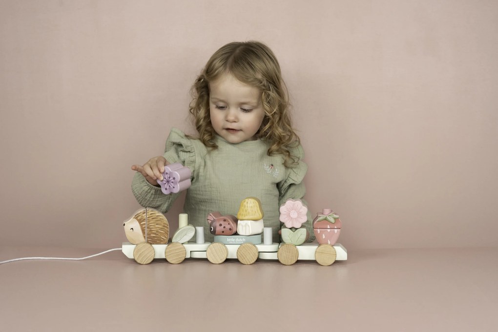 Vláčik drevený ježko Fairy Garden