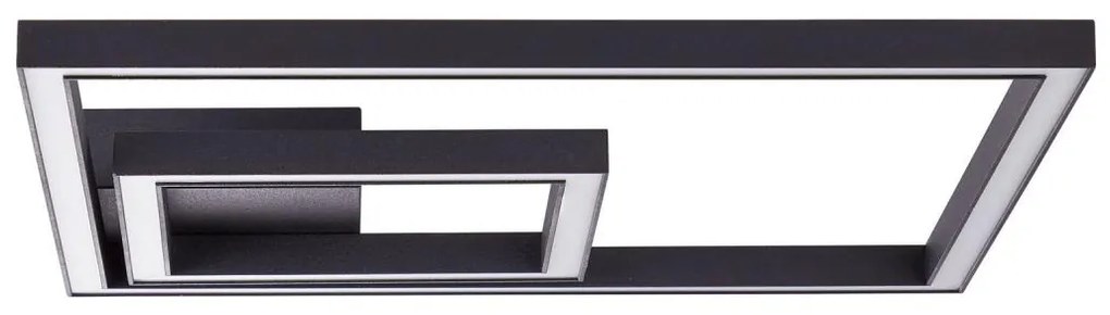 Brilliant - LED Stropné svietidlo QUON LED/24W/230V 3000K 40x40 cm čierna