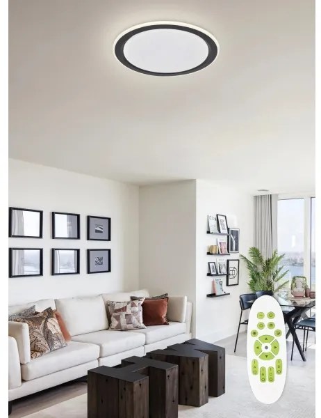 Top Light - LED Stmievateľné stropné svietidlo NORMAN LED/60W/230V čierna + DO