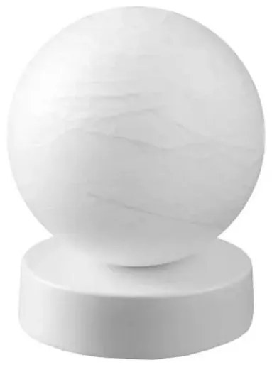 Ideal Lux - LED Stolná lampa CARTA 1xG9/3W/230V pr. 10 cm biela