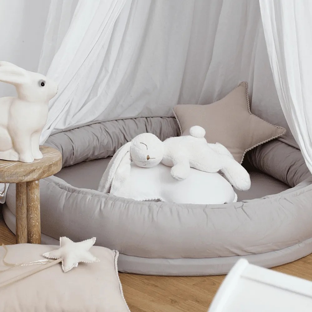 Hniezdo pre deti tmavo béžová