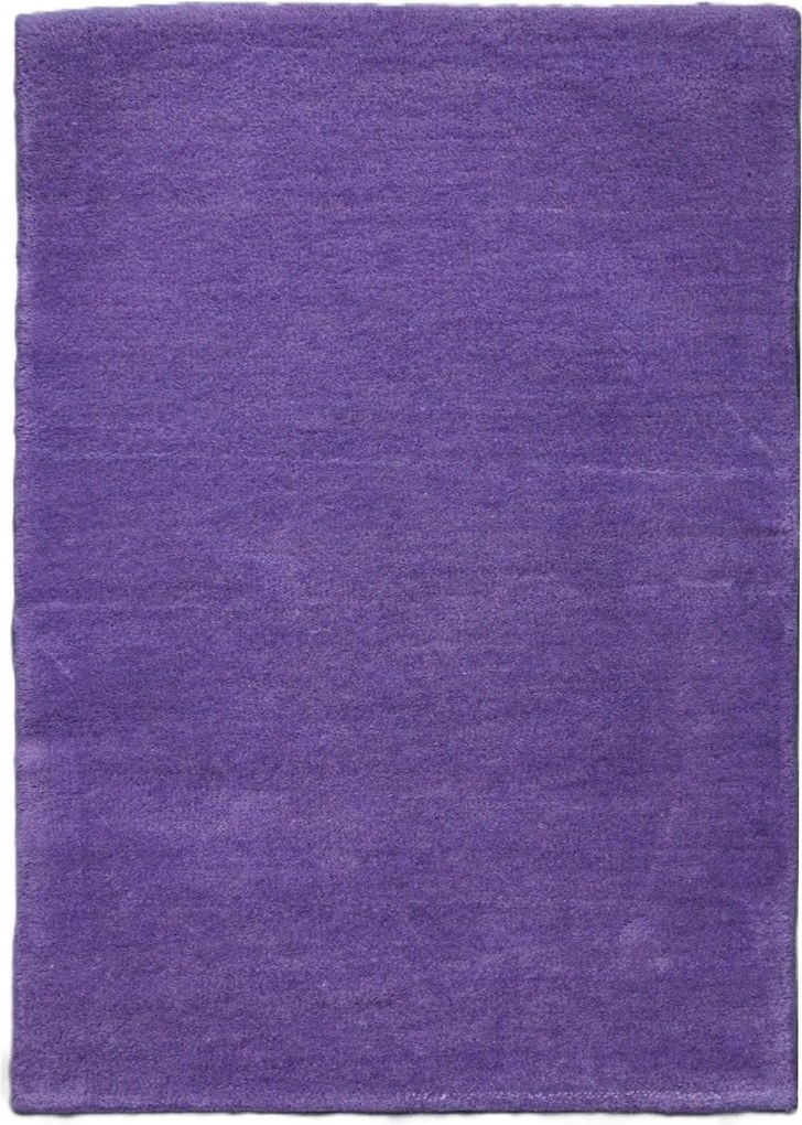 Asra, Ručne všívaný kusový koberec Asra wool fialová, 60x110, fialová, obývacia izba