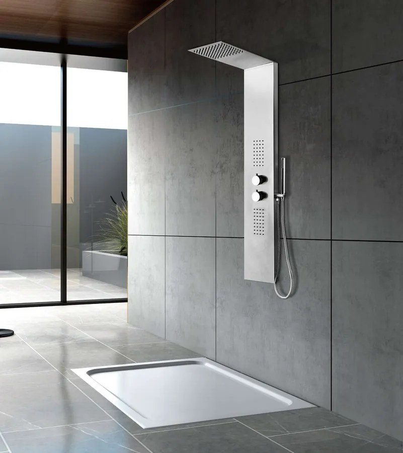Sapho Sapho, GRACE sprchový panel 200x1450 mm, nerez, WN326