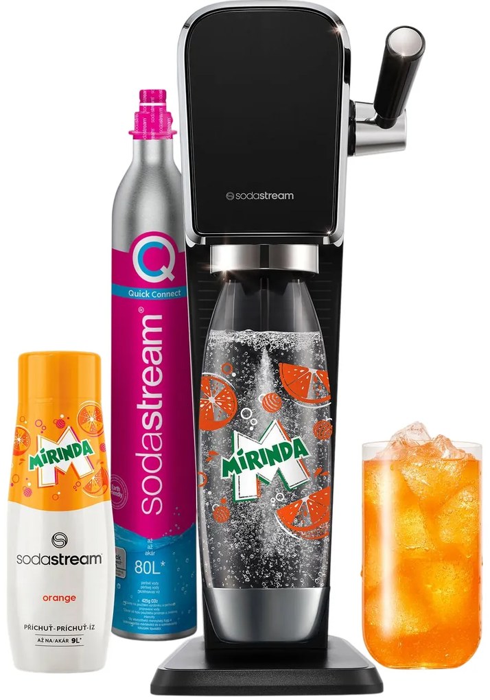 Sodastream Art Black Mirinda MegaPack CQC